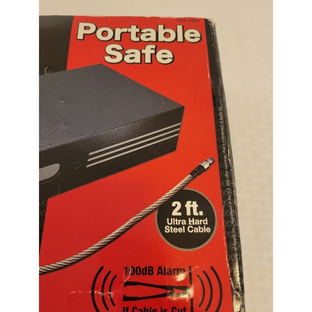 Safe & Sound by Innovative Technology Portable Safe 2011 New In Box - Picture 4 of 6